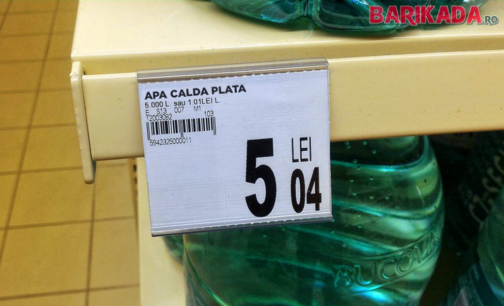 apa calda la PET