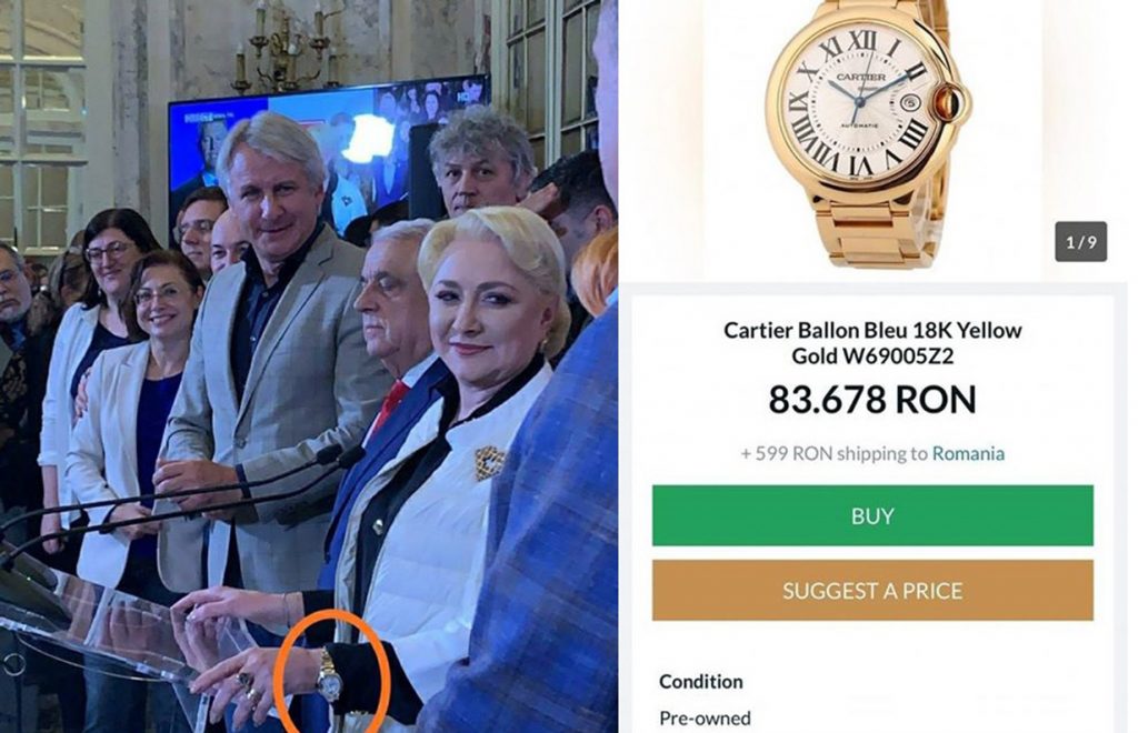 dancila ceas cartier