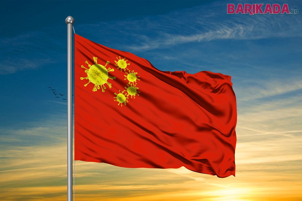 china flag waving