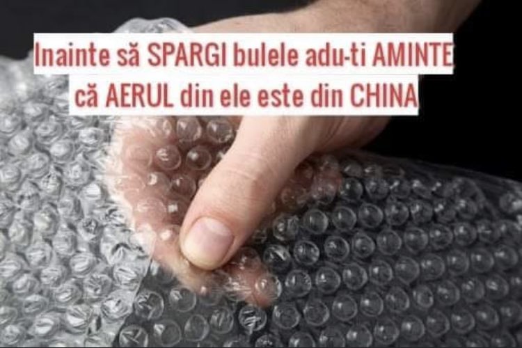 avertisment bule aer china
