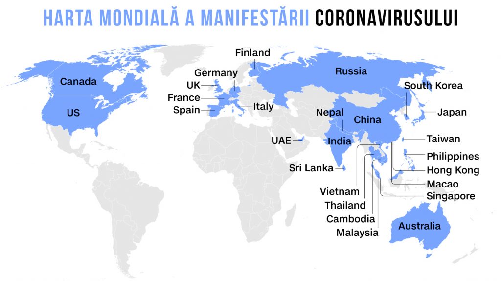 harta coronaviurs