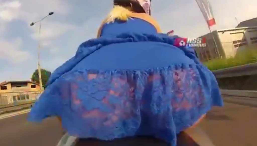 sexy motociclista