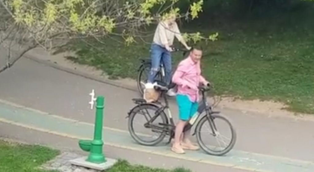 negoita bicicleta parc stare de urgenta