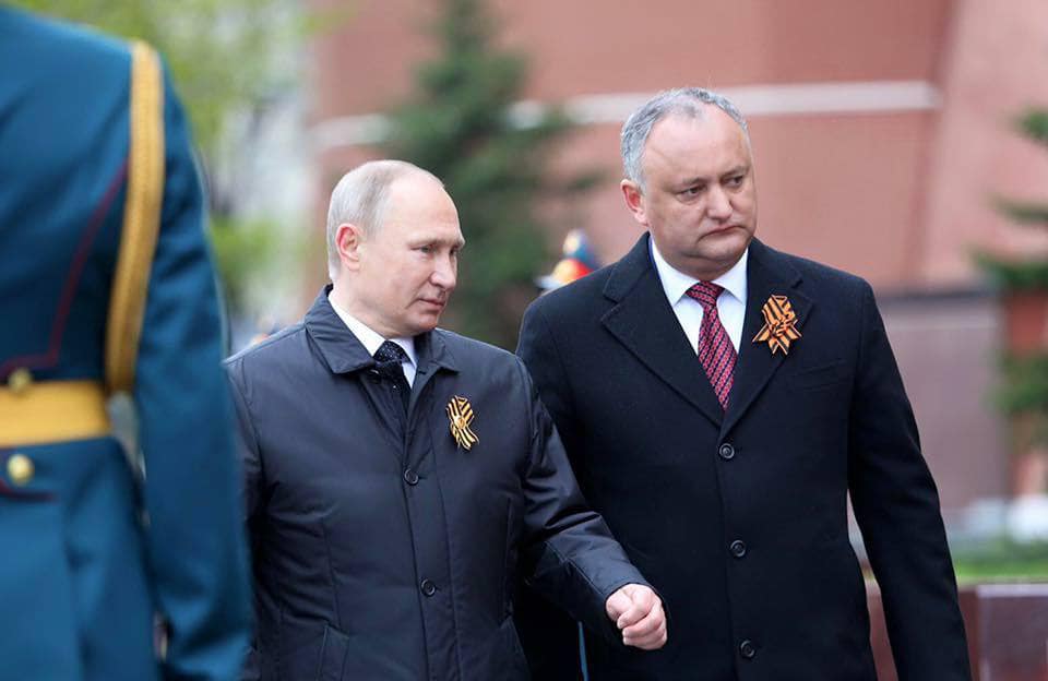 igor dodon sluga rusiei felicitari putin
