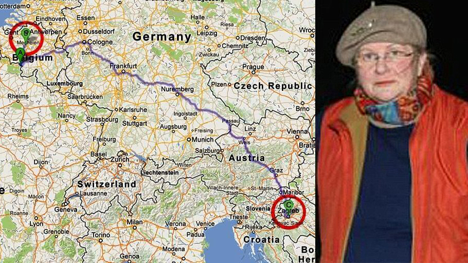 femeie condus eroare gps
